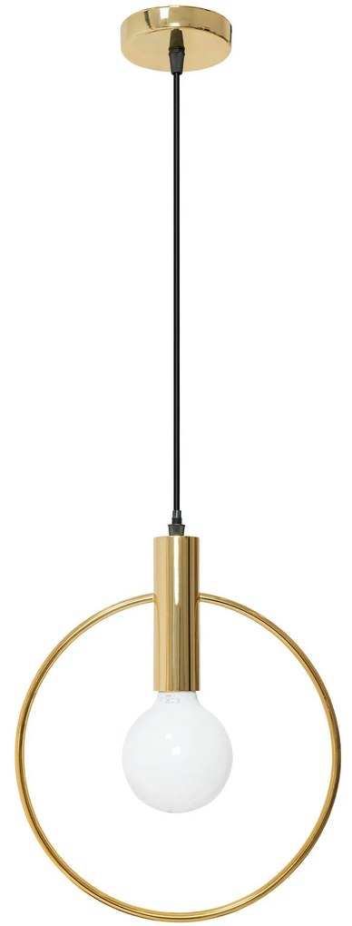 Toolight Toolight, Stropné svietidlo závesné - kruh zlatý APP485-1CP, zlatá, OSW-00909