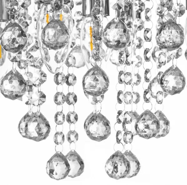 Globo 63040506 - Stropné svietidlo LONDON 5xE14/40W/230V pr. 46 cm lesklý chróm