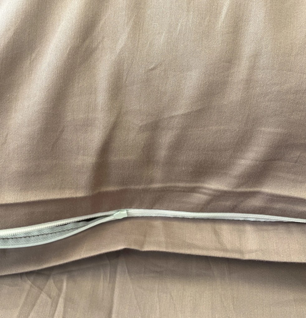 Obliečky bavlnený satén exclusive Modern hnedé 200x140cm+90x70cm TiaHome