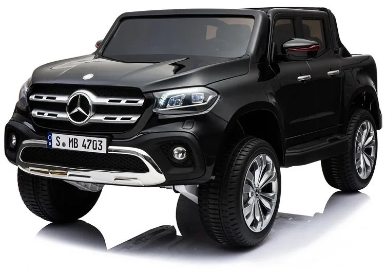 RAMIZ ELEKTRICKÉ AUTÍČKO MERCEDES X-CLASS - LCD - NELAKOVANÉ - ČIERNE - 4x45W - 2x12V/7Ah - 2023