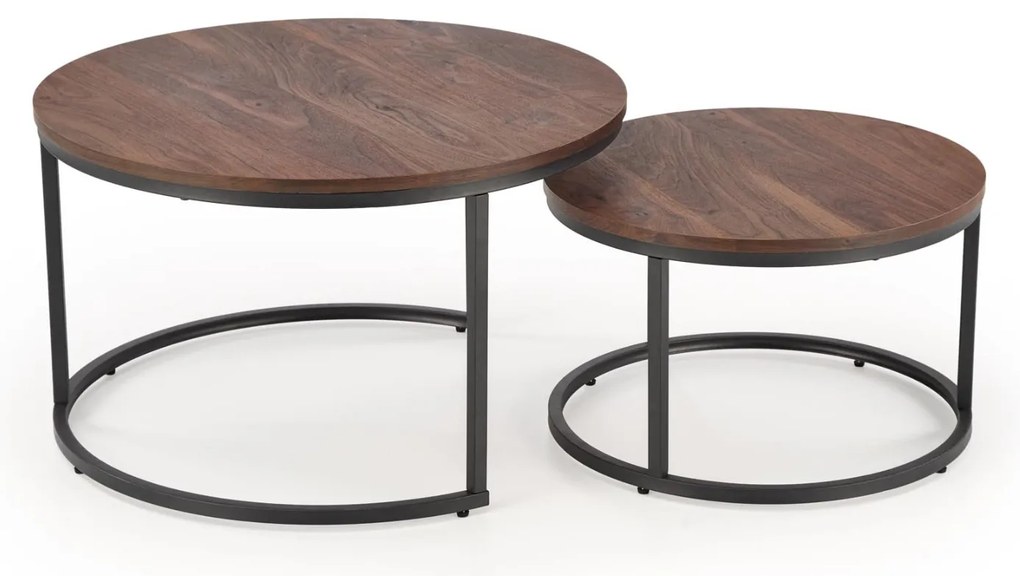 KONFERENČNÝ STOLÍK DAVINO ORECH + ČIERNY