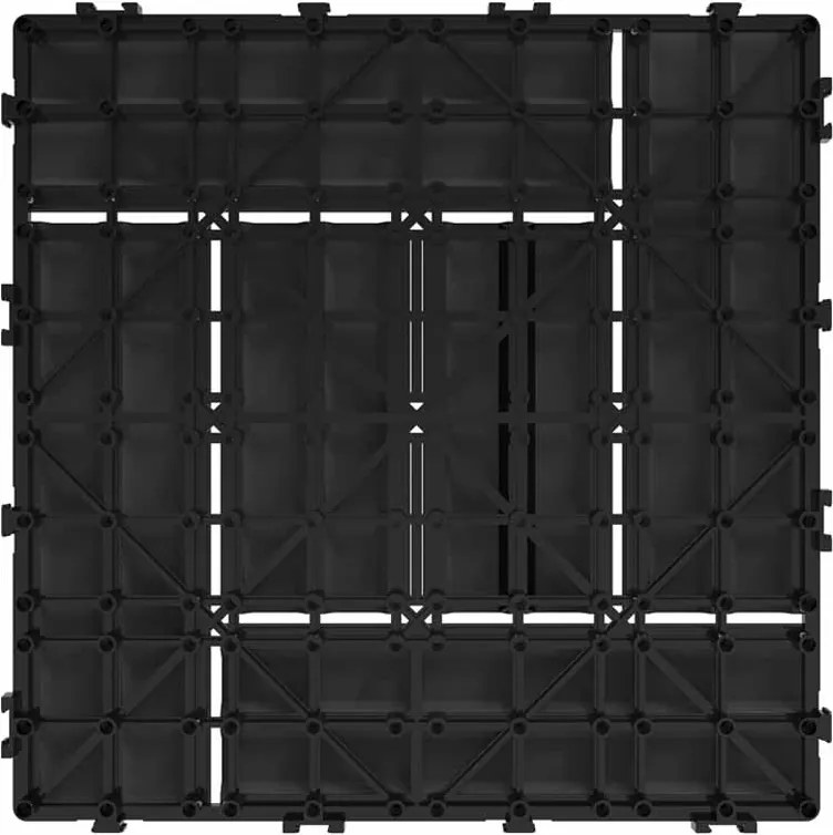 WPC dlaždica LEGI STYLE 30 x 30 cm, čierna