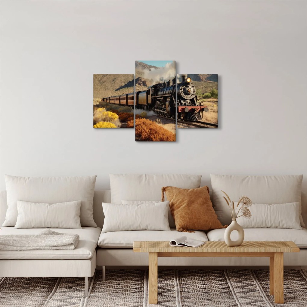 Obraz - Parná lokomotíva (90x60 cm)