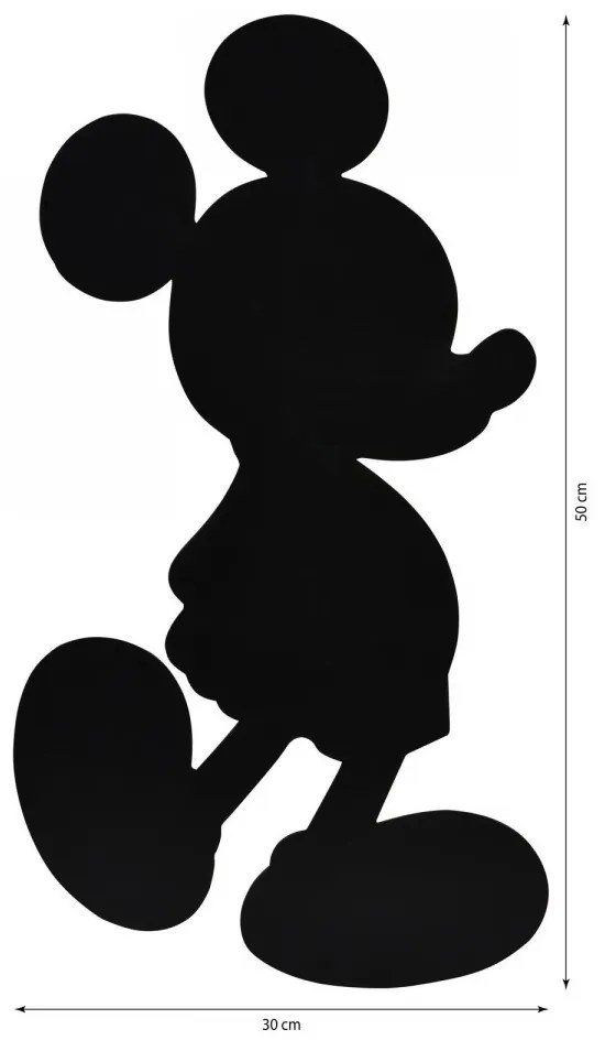 Nástenná dekorácia s ľad osvetlením Mickey Mouse modrá