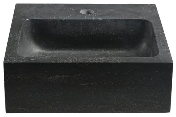 Sapho - Závesné umývadlo BLOK 30x30 cm antracit