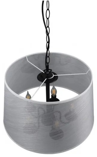 Reality - LED Luster na reťazi CIMA 5xE14/40W/230V šedá