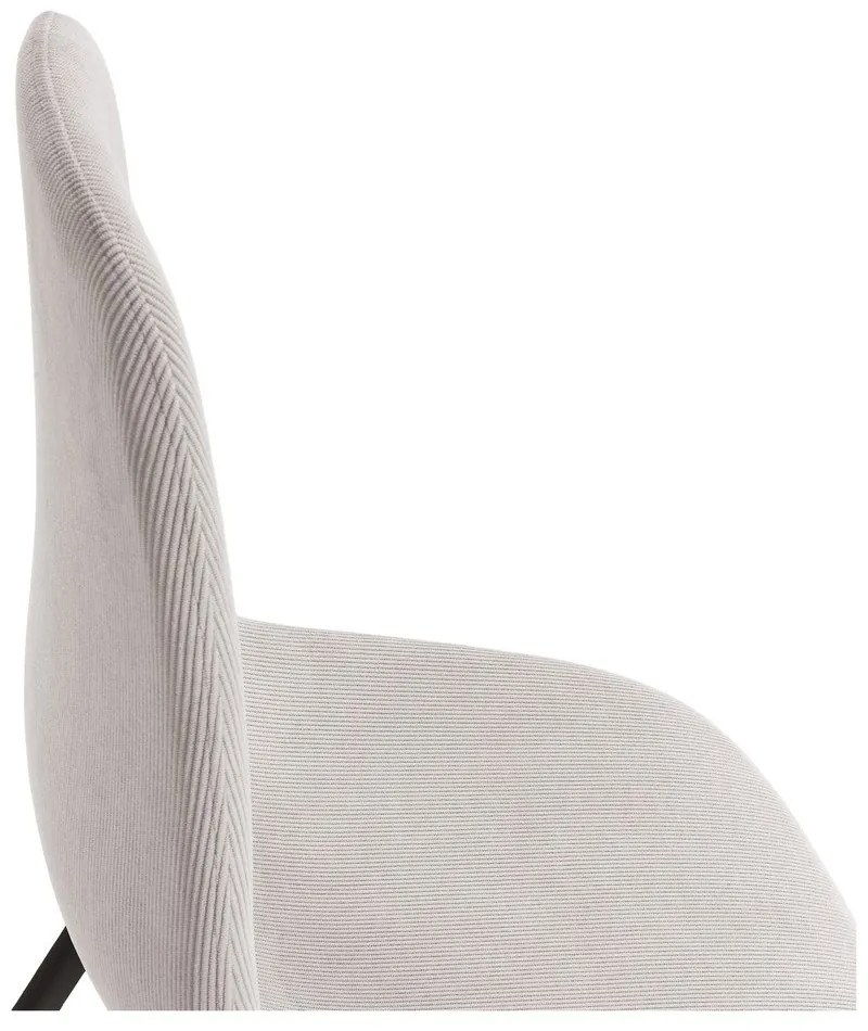 Krémovobiele čalúnené jedálenské stoličky v súprave 4 ks Minka – Marckeric