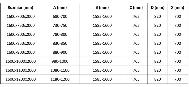 Mexen Velar, sprchový kút s posuvnými dverami 160(dvere) x 100(stena) cm, 8mm číre sklo, zlatá matná, 871-160-100-01-55