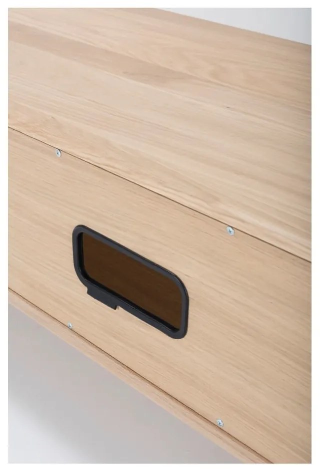 TV komoda z masívneho dubového dreva s 2 zásuvkami Gazzda Fawn