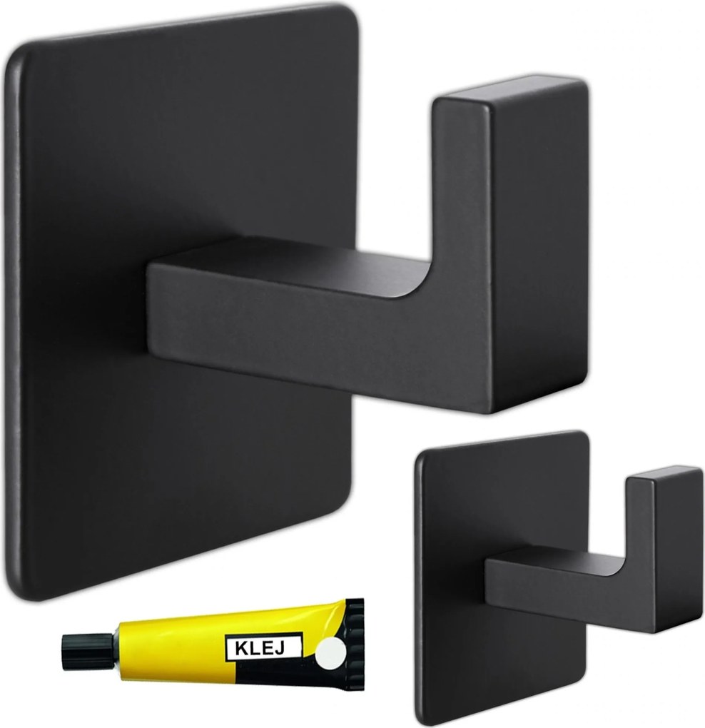 Súprava dvoch čiernych háčikov KSANTI