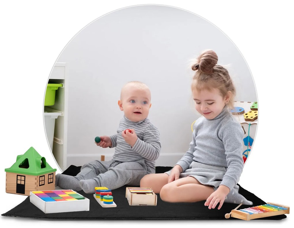 Detské típí s girlandou a svetielkami Nukido 740025 - panda