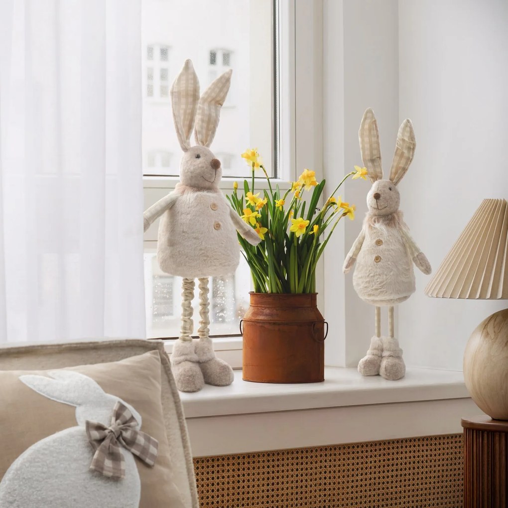 VEĽKONOČNÁ FIGÚRKA BUNNY1 52 CM VIACFAREBNÁ