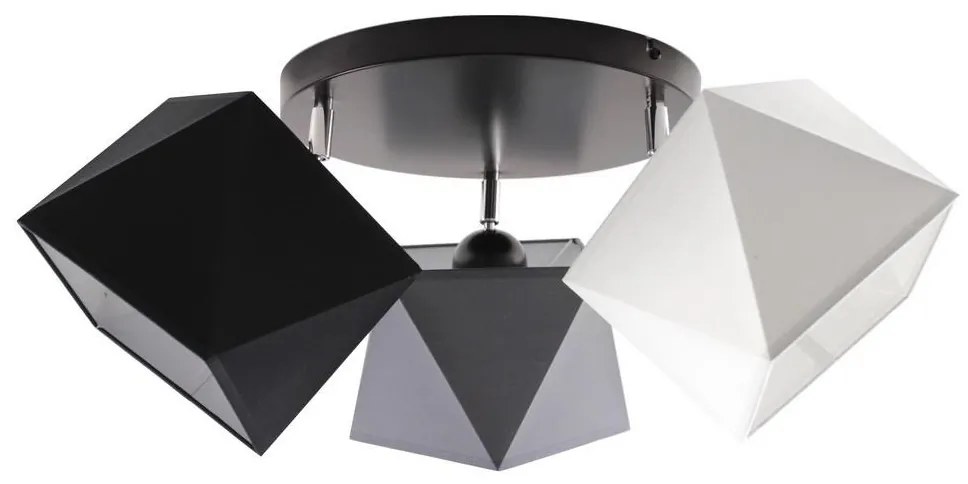 Prisadený luster DIAMENT 3xE27/60W/230V