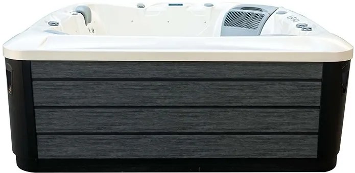 Akrylátová vírivka Orlando 2025 Orlando 2025 mramorově-bílá s hnědou bočnicí