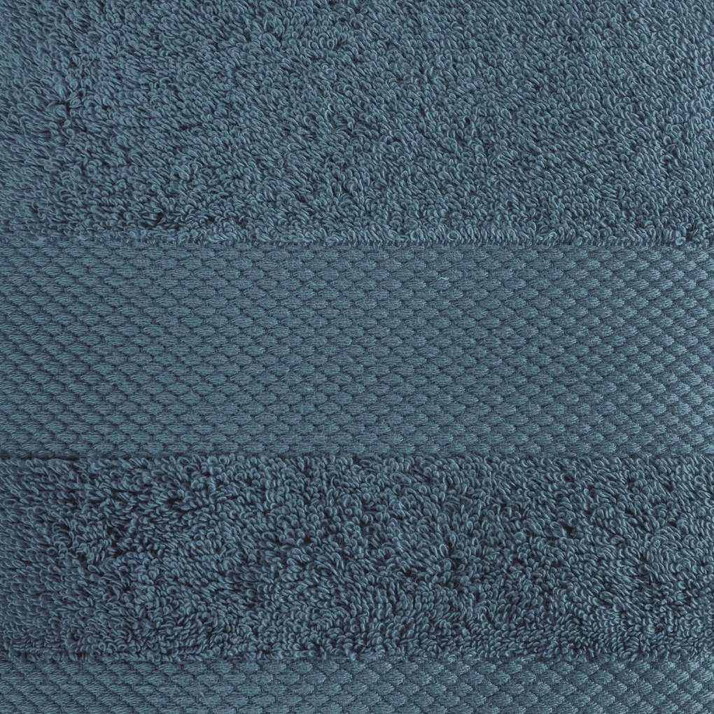 BAVLNENÝ UTERÁK LORITA SADA 3KS 70X140 CM TMAVOMODRÁ