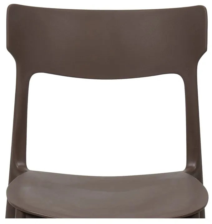 Hnedá plastová záhradná stolička Biá – Bonami Essentials