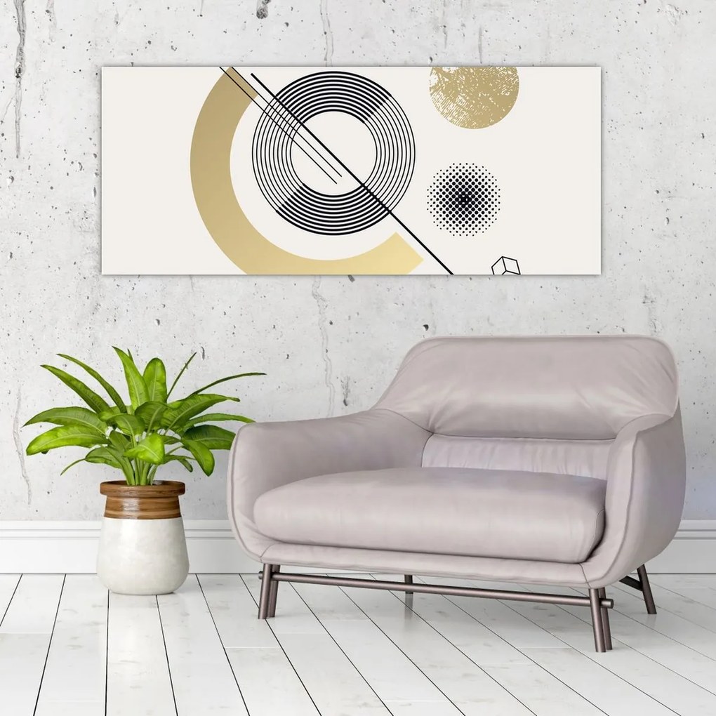 Obraz - Geometrické tvary N⁰2 (120x50 cm)