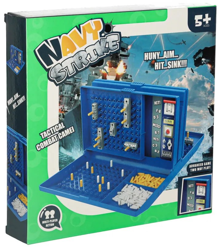 KIK Lode – námorná strategická hra v kufríku | Cestovná logická hra pre 2 hráčov