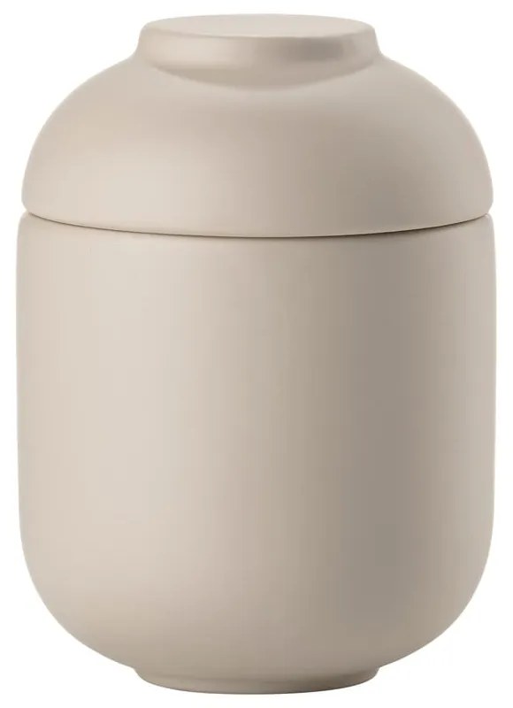 Béžový kameninový kúpeľňový organizér na vatové tampóny Sensu – Zone