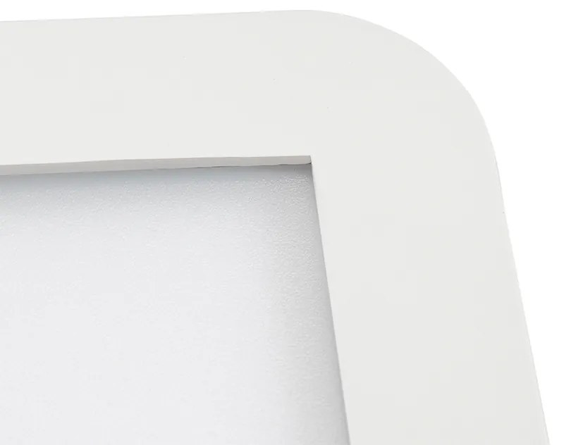 Stropné svietidlo biele 17 cm vrátane LED 3-stupňové stmievateľné IP44 - Steve