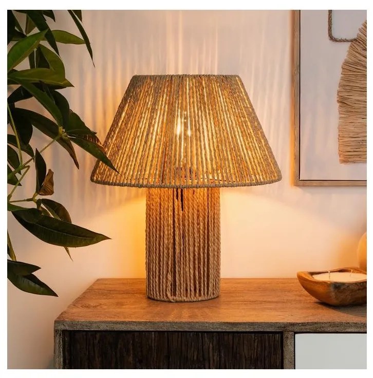 Atmosphera - Stolná lampa ADRIA 1xE27/40W/230V juta P6542