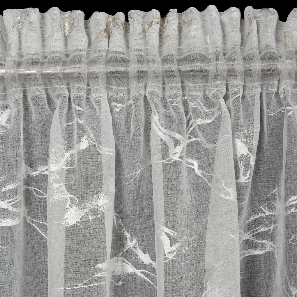 ZÁCLONA NA PÁSKE ALINA 140X270 CM BIELA