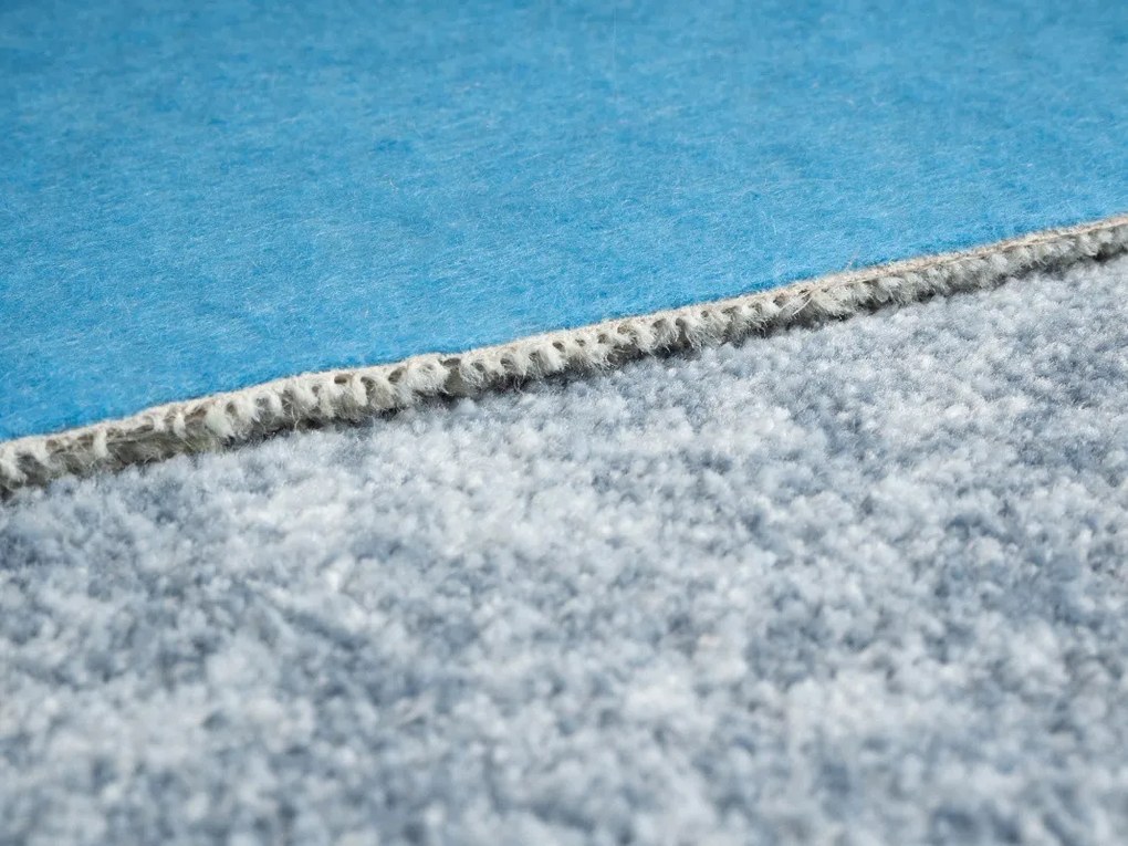 Condor Carpets, Metrážny koberec Serena 6672, na mieru, šíře 5m, modrá, filc, detská izba