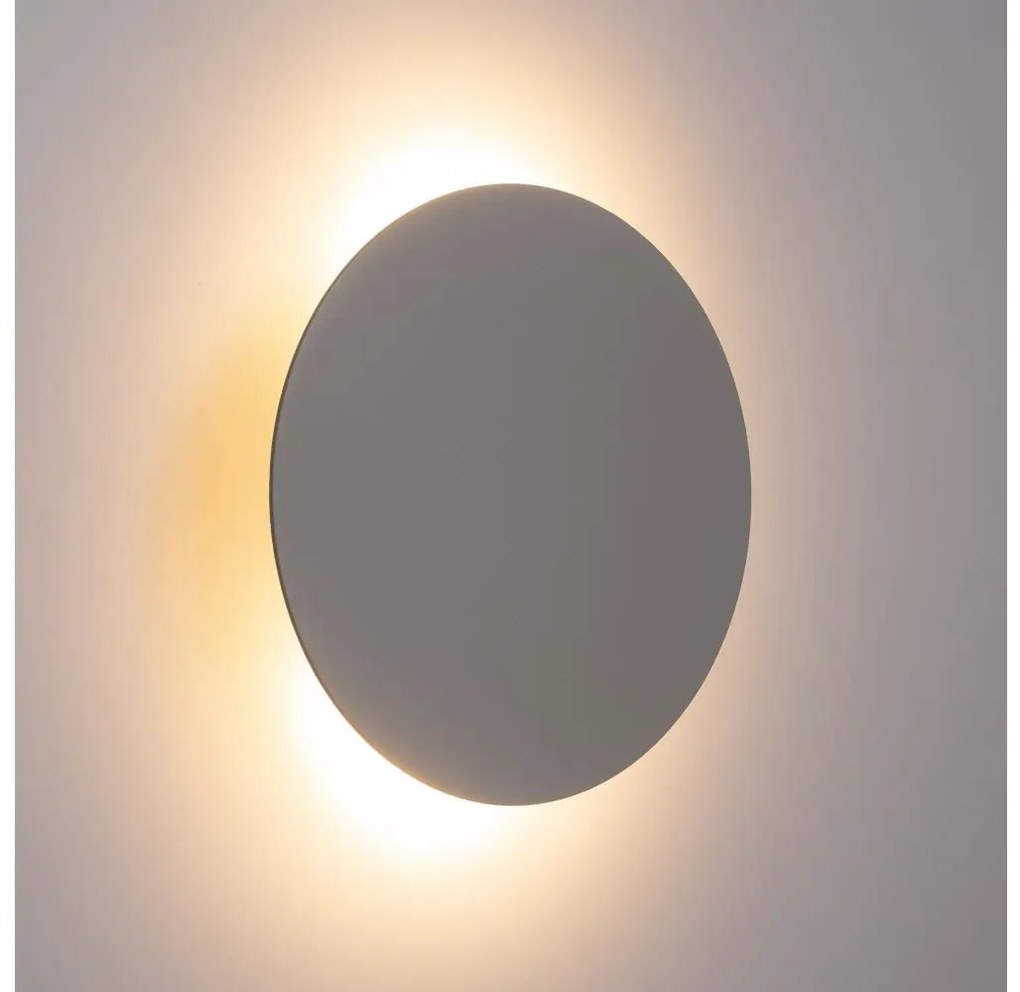 Nástenné svietidlo LUNA 4xG9/8W/230V pr. 40 cm šedá