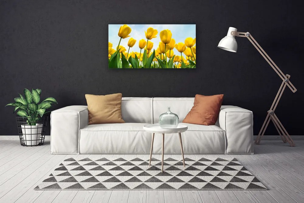 Obraz Canvas Tulipány kvety rastlina 140x70 cm