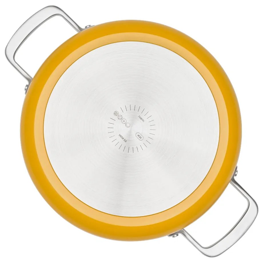 Panvica s pokrievkou/s keramickým povrchom ø 28 cm tegame Meda 3.0 – FABINI