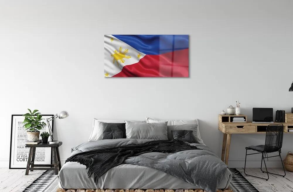 Sklenený obraz vlajka 120x60 cm