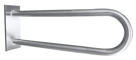 Podporné madlo 10x25 cm nerez/strieborné