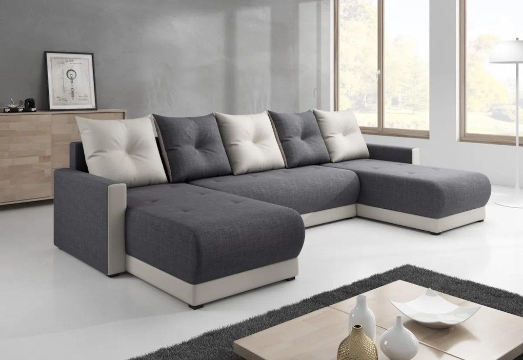 Sedacia súprava do U DESIGNIA, 286x140 cm, sawana, sawana 05_14