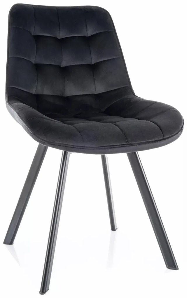 Sametová jídelní židle Monti - výber z 4 prevedení