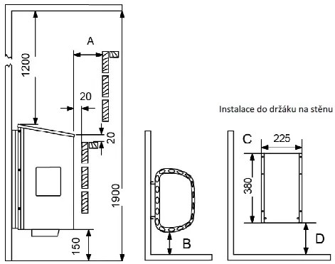 | Saunové kachle SAWO Scandia NB Trendline - 9 kw | 11101033