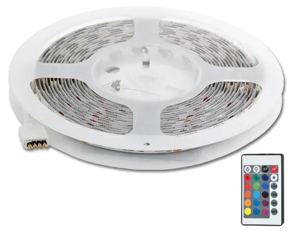 Ecolite DX-SMD5050-RGB/1,5M - LED RGB pásik 1,5 m LED/21,6W/230V + DO