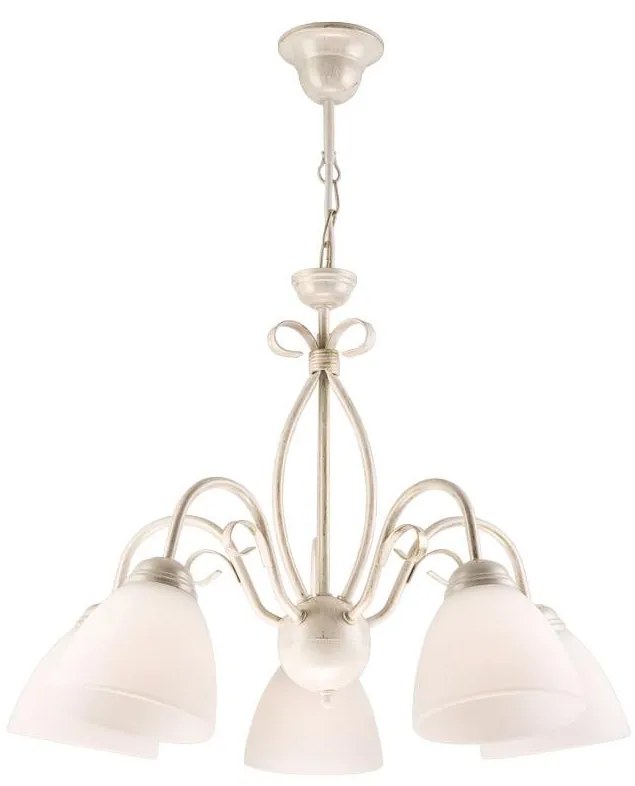 Luster na reťazi ADELLE 5xE27/60W/230V