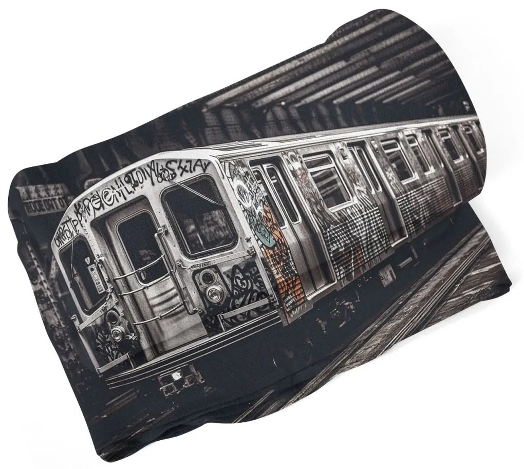 Sablio Deka Mestské metro s graffiti - 150x120 cm