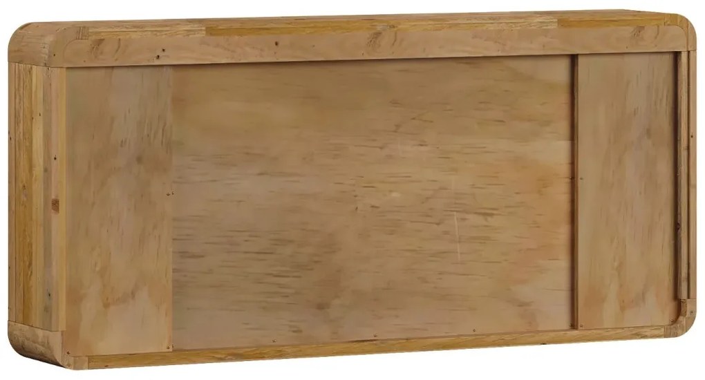 furniture-nabytek.cz - Masivní sestava koupelnového nábytku Dingle III z recyklované borovice a MDF, lakovaná, přírodní a šedá