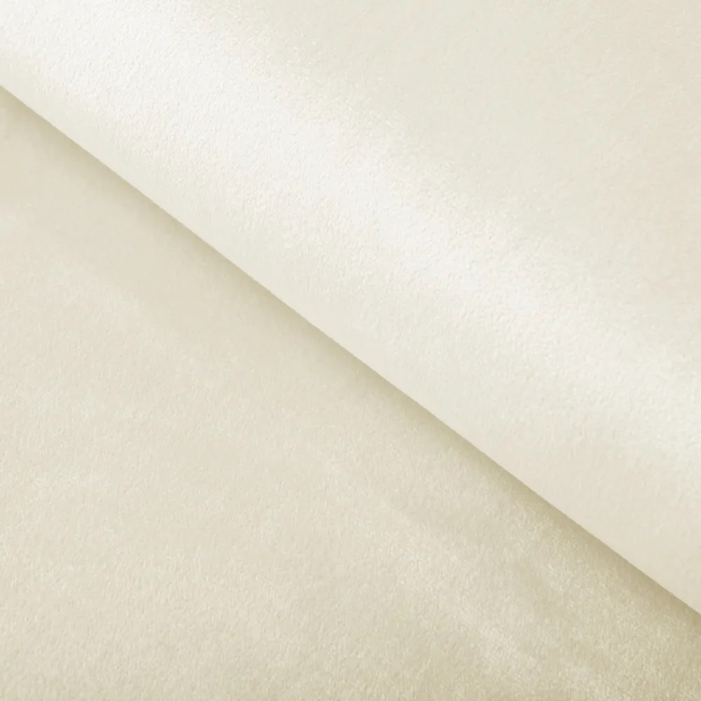 Biante Zamatový prehoz/behúň na posteľ Velvet Prémium SVP-003 Smotanový 60x260 cm