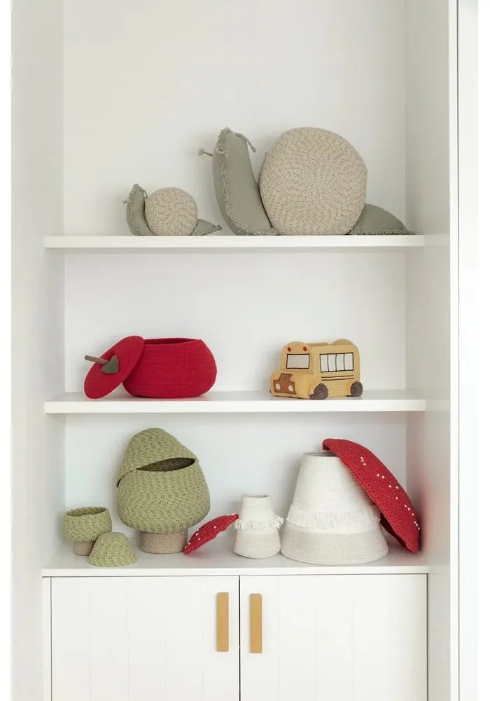 Zelený látkový detský kôš na hračky ø 25x36 cm Big Tree – Lorena Canals