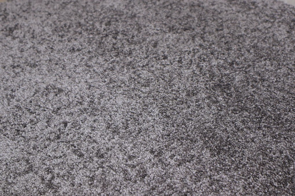 AKCIA: 100x100 (průměr) kruh cm Kusový koberec Capri šedý kruh, šedá, chodba / predsieň, Vopi