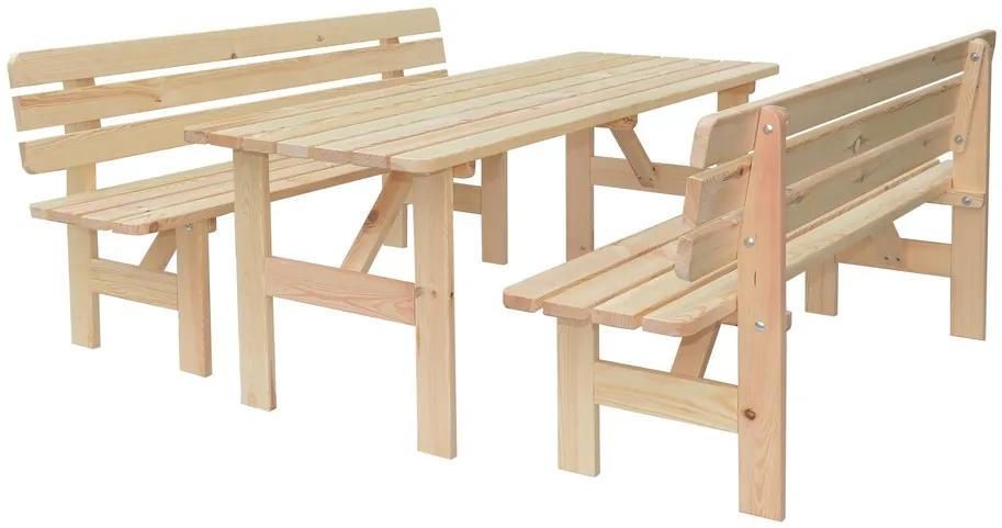 VIKING stôl - 150cm 180cm 200cm ROJAPLAST 180x70 cm