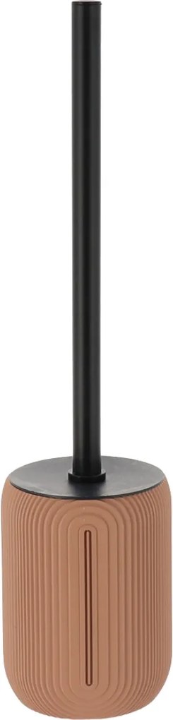 Sada kúpeľňových doplnkov Elya, púdrová/s čiernymi prvkami