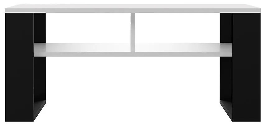 Konferenčný stolík Modern 2p Biela/Čierna