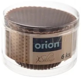 Orion Formička silikón košíček muffiny 6 ks hnedá