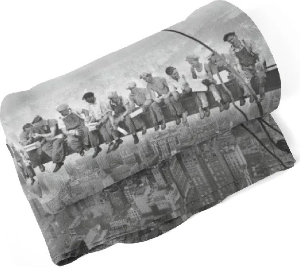 Deka Robotníci na traverze  (Rozmer: 150 x 120 cm)