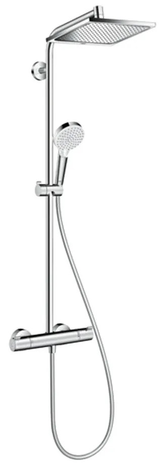 Hansgrohe Crometta E, showerpipe 240 1jet EcoSmart 9 l/min s termostatom, chróm, HAN-27281000