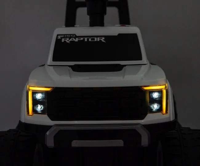 Elektrické autíčko Ford F-150 Raptor biele