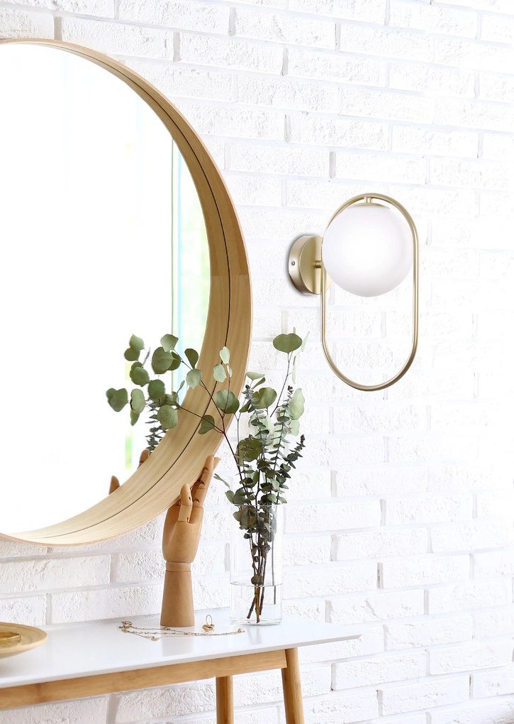 Candellux Mosadzné nástenné svietidlo Cordel pre žiarovku G9 21-73440